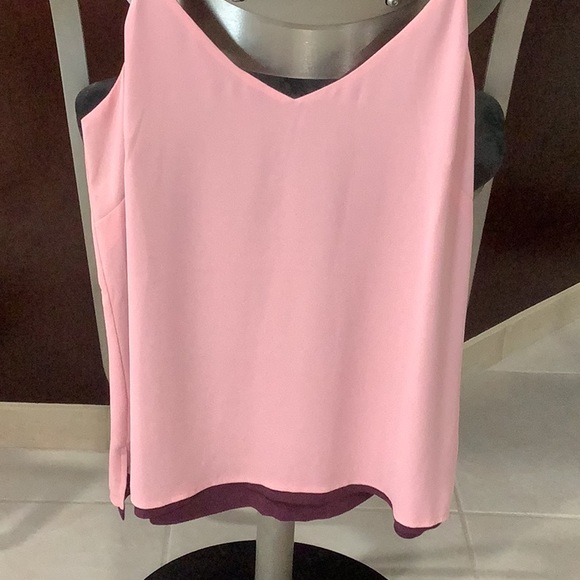 White House Black Market, reversible,spaghetti strap camisole. - Picture 3 of 4